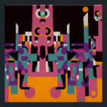 Pôster Beco Noturno de Trilha - Ken Gage Art<br><div class="desc">Beco da Noite Trip. Traseira. 2024,  Ken Gage. Arte digital: surrealismo pop.</div>