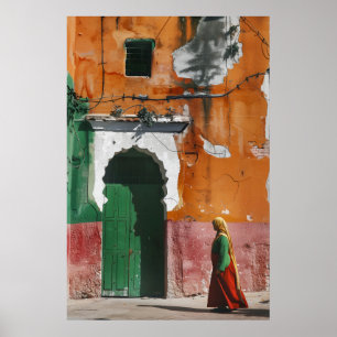 Poster Beco Rabat Marrocos