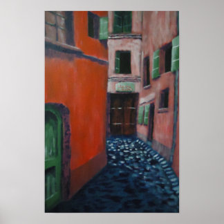 Pôster Beco vermelho
