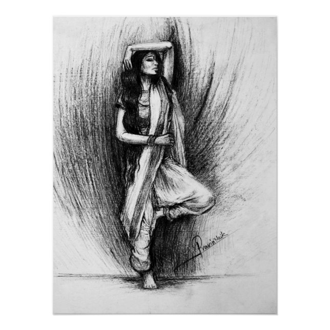 Pôster Bedhunda - pintura figurativa (Frente)