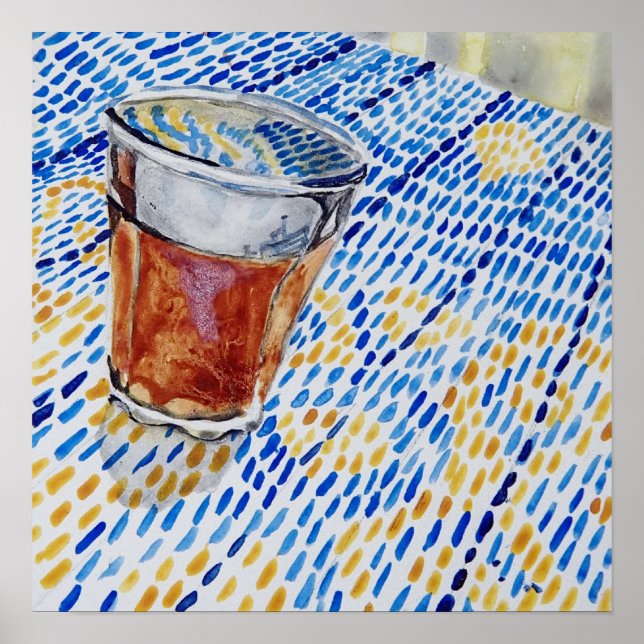 Pôster Bedouin Tea - Petra, Jordânia (Frente)