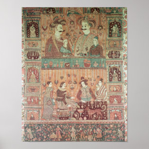 Poster Bedspread representando os potentes nativos