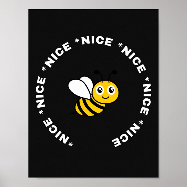 Poster Bee Nice (Frente)