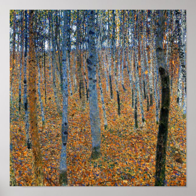 Poster Beech Grove I | Gustav Klimt | (Frente)