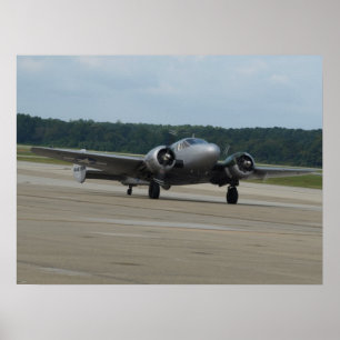 Pôster Beechcraft 18/UC-45 modelo Expeditor.
