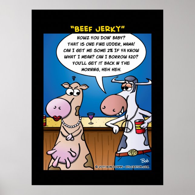 Poster "Beef Jerky" (Frente)