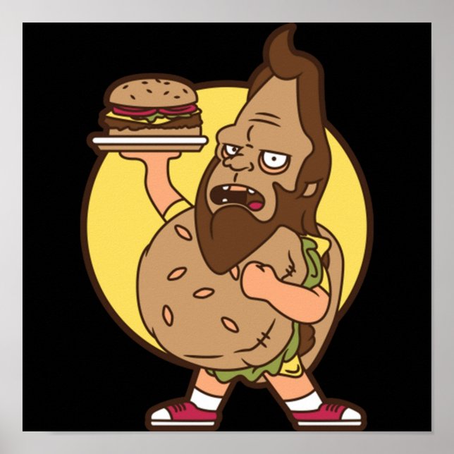 Poster Beefsquatch Big Boy TSirt (Frente)