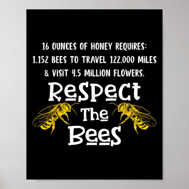 Poster Beekeeng Abastece Mel Bee Hive Bumble Keeper (Frente)
