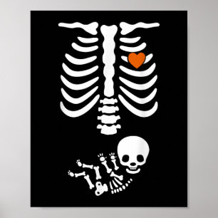 Poster Beer Belly &amp; Baby Skeleton Casais de gravidez 