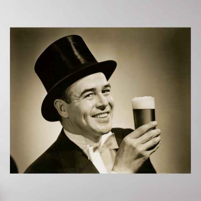 Pôster Beer Drinker 1929 (Frente)