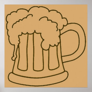 Poster Beer Mug/Oktoberfest