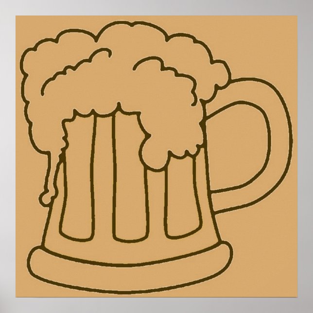 Poster Beer Mug/Oktoberfest (Frente)