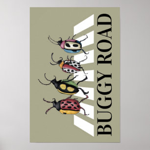 Poster Beetles Engraçados