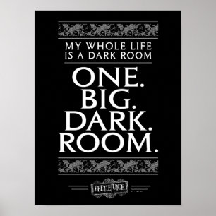 Poster Beetlesumo Toda A Minha Vida É Uma Sala Escura