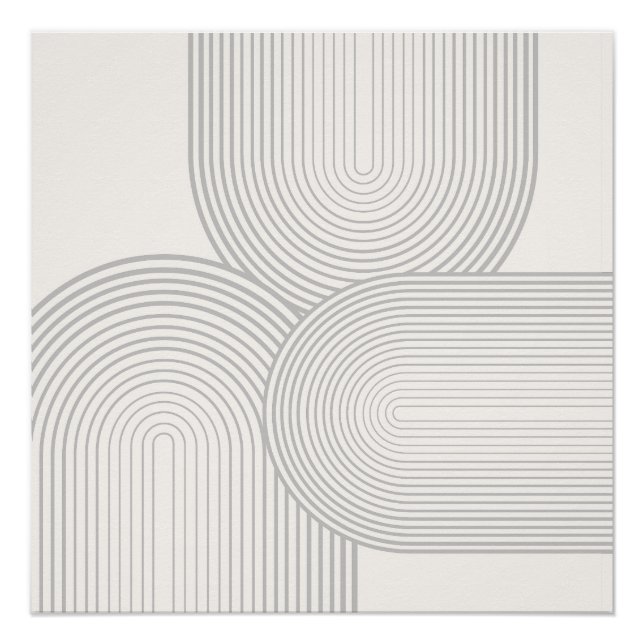 Pôster bege - Forma Simétrica do Arco-Íris Simétrica Bran (Frente)