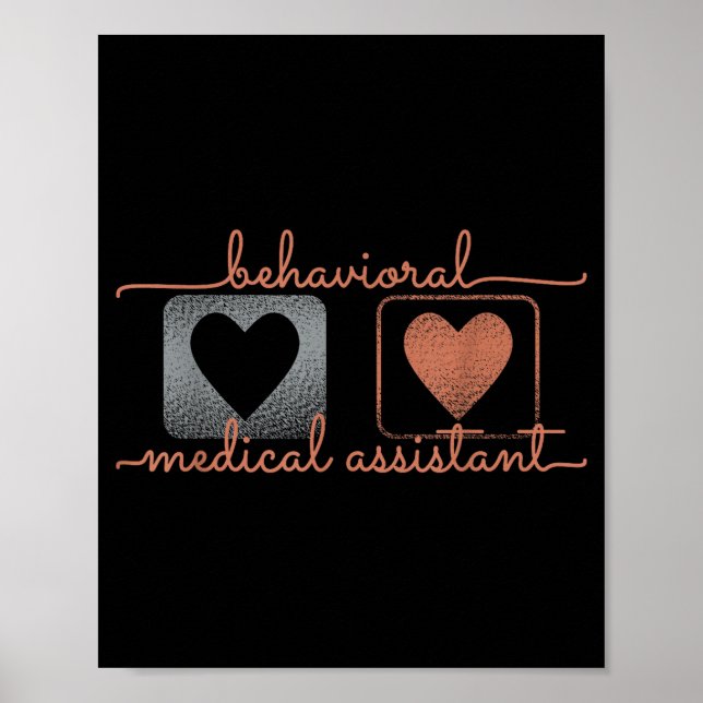 Poster Behavioral Medical Istant Health Behavior Technici (Frente)