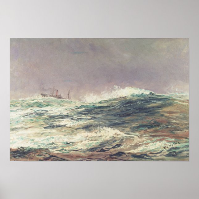 Pôster Bei, Longo Alcance, 1881 (Frente)