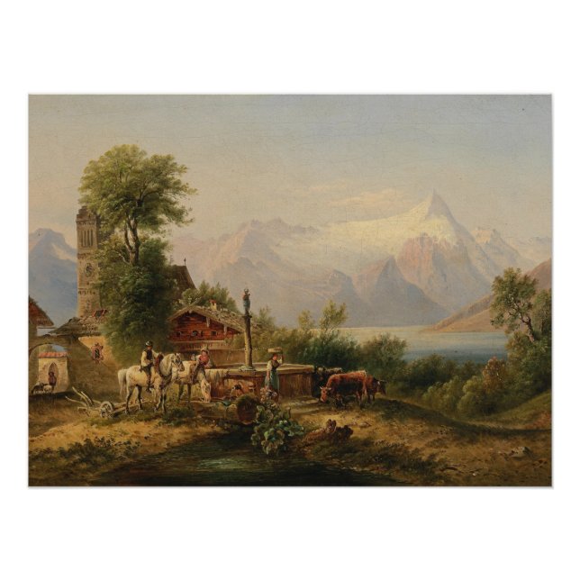 Pôster Bei Zell am See - Emil Barbarini (Frente)