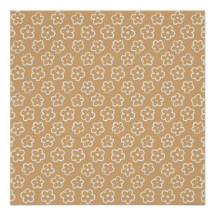 Pôster Beige Y2K, Bold Wildflower, Primavera Art