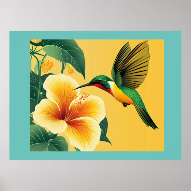 Poster BEija-FLOR #1 (Frente)