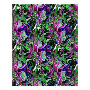 Pôster Beija-flores em Voo...