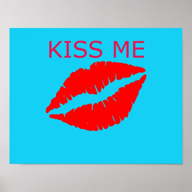 Poster Beija-Me (Frente)