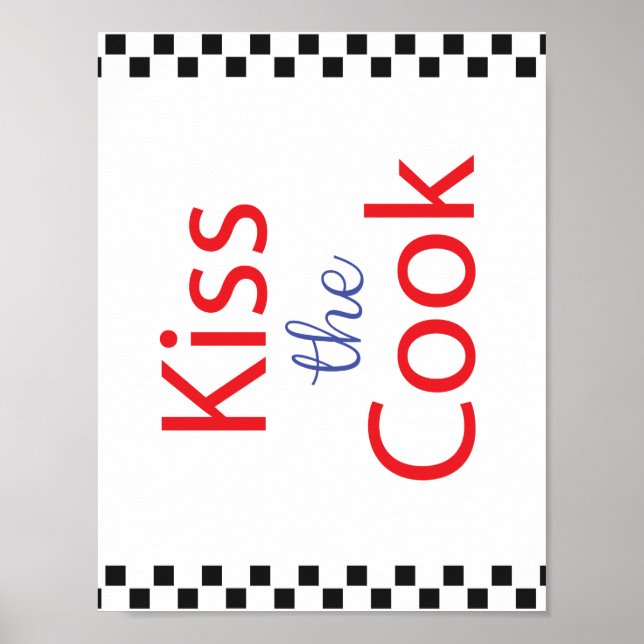 Poster Beija O Cook (Frente)