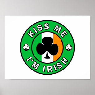 Poster Beije Me Eu Sou Irlandês