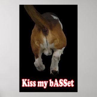 Pôster Beije meu bASSet