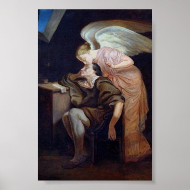 Poster Beijo da Musa, Paul Cezanne (Frente)