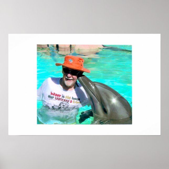 Poster Beijo de golfinho de Mal (Frente)