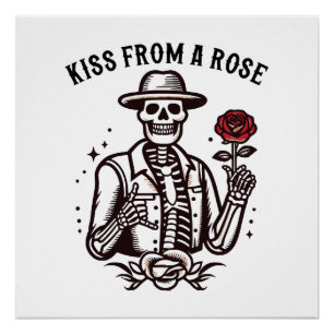 Pôster Beijo de uma Rosa