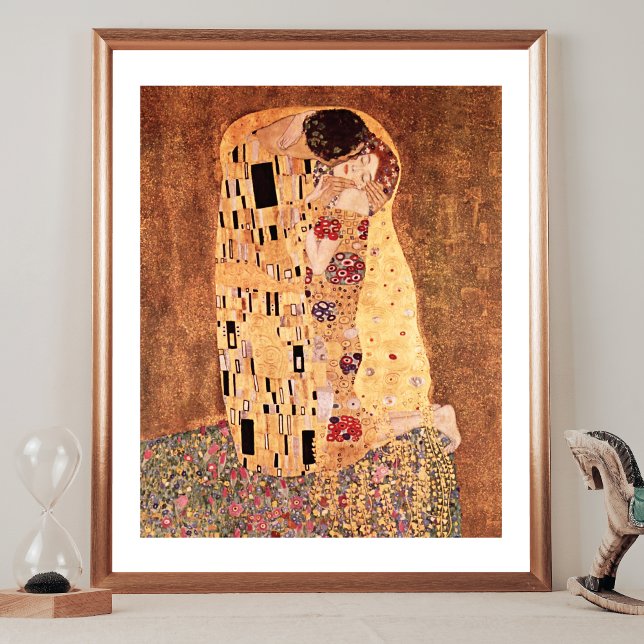 Pôster Beijo Gustav Klimt de Belas Artes (Criador carregado)