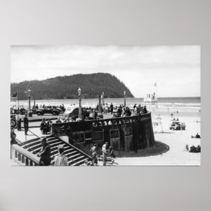 Pôster Beira-mar, rotação de Oregon e cabeça de Tillam