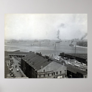 Pôster Beira-rio de Boston