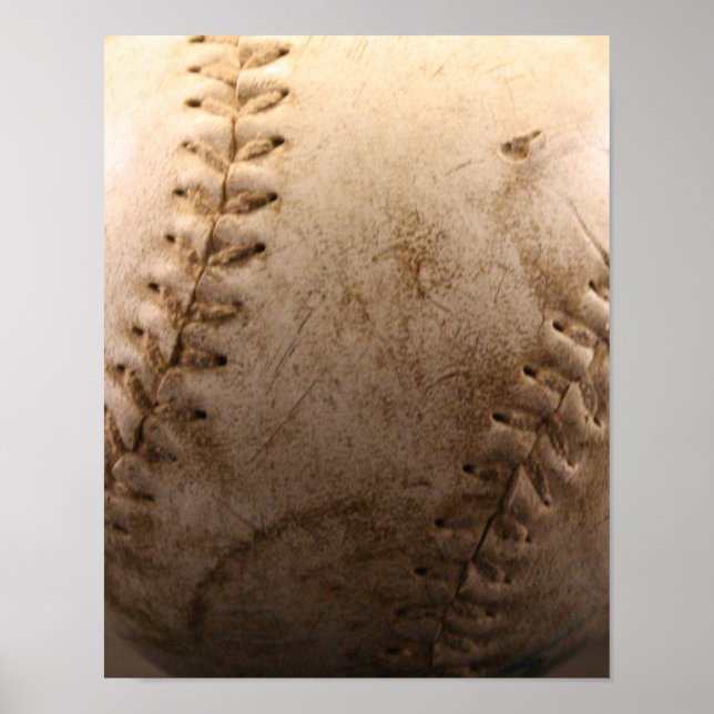 Poster Beisebol Antigo Próximo (Frente)