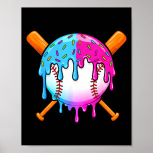 Poster Beisebol Esporte Respeito Os Meninos Drip Beisebol