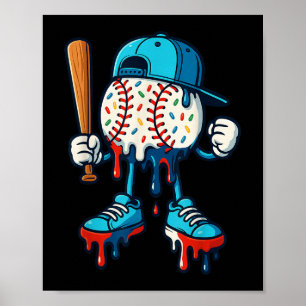 Poster Beisebol Estilo de Vida 101 Roupa Jovens Baseball