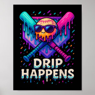 Poster Beisebol Estilo de Vida 101 Roupa Jovens Baseball