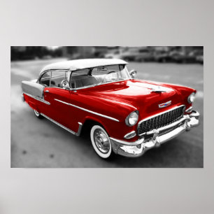 Poster Bel Air 1955 de Chevrolet