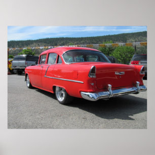 Pôster Bel Air 1955 de Chevrolet Hardtop
