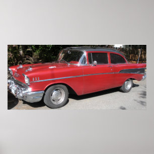 Pôster Bel Air 1957 de Chevrolet /210