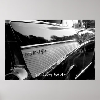 Poster Bel Air, Chevy Bel Air de 57"