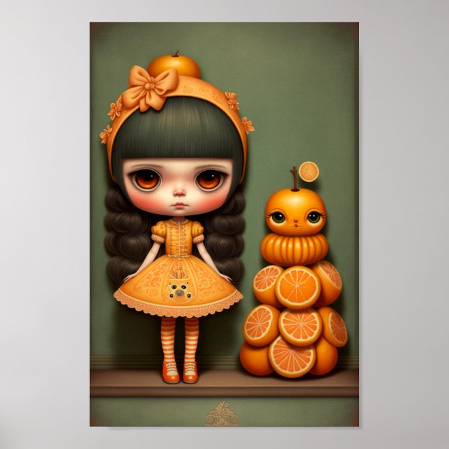 Poster Bela Arte Laranja (Frente)