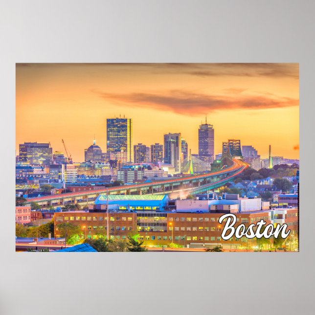 Poster Bela Boston, Massachusetts, Estados Unidos (Frente)