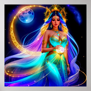 Poster Bela Deusa da Lua