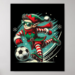 Poster Bela Elfo Jogando Futebol Amava Meninas Crianças