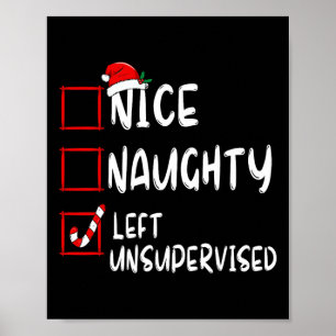 Poster Bela Fama de Lista de Natal Não Supervisionada