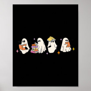 Poster Bela Leitura Ghost Halloween Ghost Book Spooky Sea