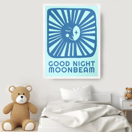 Poster Bela Noite, Luz-Lua-Lua, Enfermeira, Arte